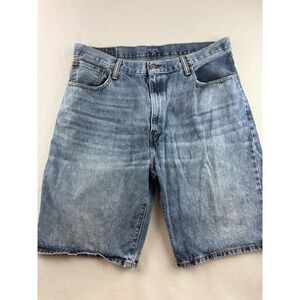 Levi's 569 Denim Shorts Mens W36 Loose Fit Light Wash Jean‎ Shorts